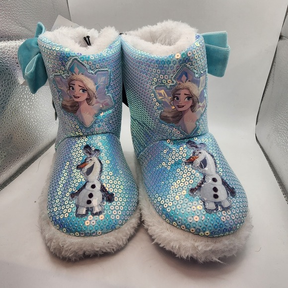 Disney Other - New Frozen Toddler Girls Slipper Bootie In 9-10 ~New with Tags-